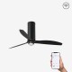 Ventilador de techo negro mate con motor DC SMART TUBE FAN LED 32060WP-10 - FARO ILUMINACION