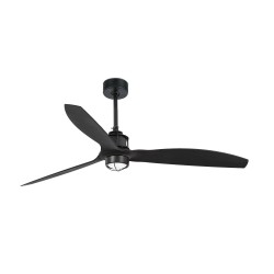 Ventilador de techo negro mate con motor DC JUST FAN LED 32100-10 - FARO ILUMINACION