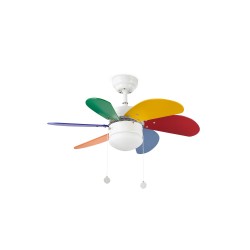 Ventilador de techo multicolor PALAO 33179 - FARO ILUMINACION