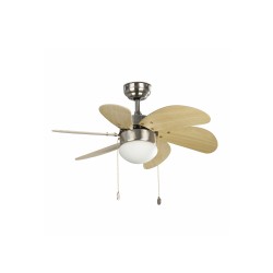 Ventilador de techo niquel mate PALAO 33183 - FARO ILUMINACION