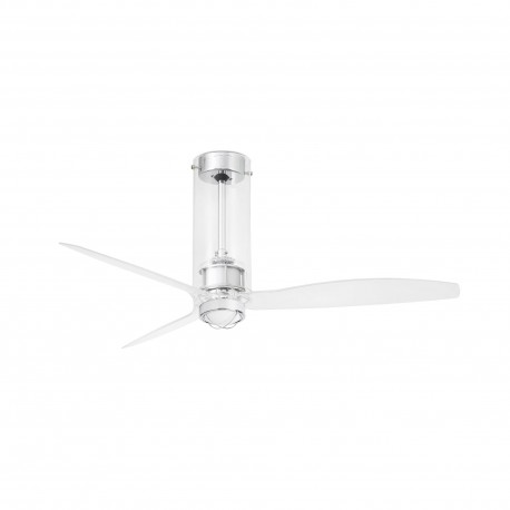 Ventilador de techo transparente con motor DC TUBE FAN LED 33374-9 - FARO ILUMINACION