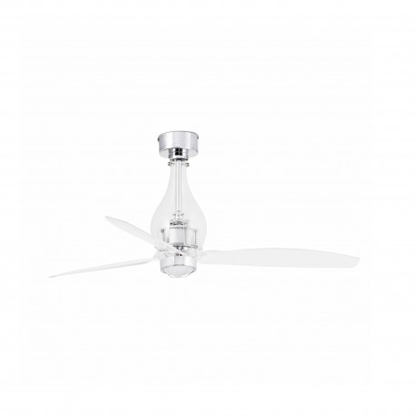 Ventilador de techo transparente con motor DC MINI ETERFAN LED 33382-9 - FARO ILUMINACION
