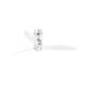 Ventilador de techo transparente con motor DC MINI TUBE FAN LED 33393-9 - FARO ILUMINACION