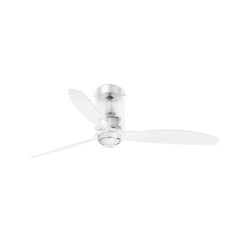 Ventilador de techo transparente con motor DC MINI TUBE FAN LED 33393-9 - FARO ILUMINACION