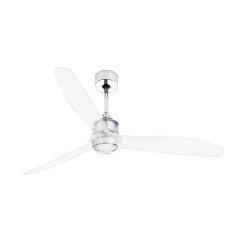 Ventilador de techo cromo con motor DC JUST FAN LED 33394-9 - FARO ILUMINACION