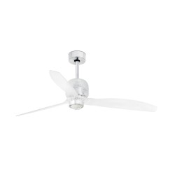 Ventilador de techo cromo con motor DC DECO FAN LED 33394D-9 - FARO ILUMINACION