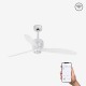 Ventilador de techo cromo con motor DC SMART DECO FAN LED 33394DWP-9 - FARO ILUMINACION