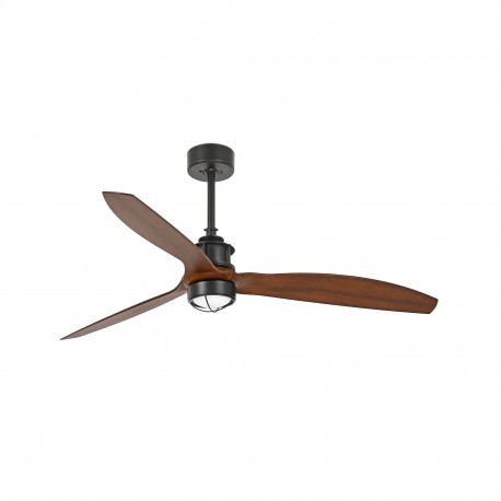 Ventilador de techo negro/madera con motor DC JUST FAN LED 33395-10 - FARO ILUMINACION