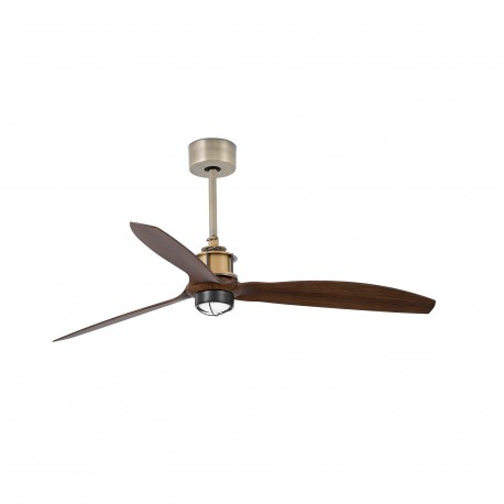 Ventilador de techo oro viejo/madera con motor DC JUST FAN LED 33398-10 - FARO ILUMINACION