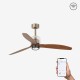 Ventilador de techo oro/madera con motor DC SMART DECO FAN LED 33398DWP-10 - FARO ILUMINACION