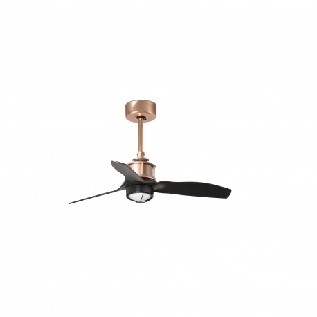 Ventilador de techo cobre/negro 81cm JUST FAN LED 33427-10 - FARO ILUMINACION