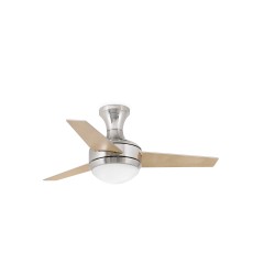 Ventilador de techo niquel mate MINI UFO 33455 - FARO ILUMINACION