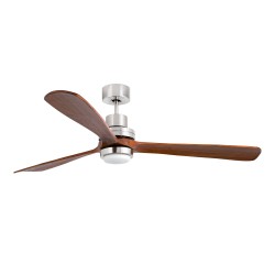 Ventilador de techo niquel mate LANTAU-G LED 33463 - FARO ILUMINACION