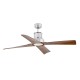 Ventilador de techo cromo con motor DC WINCHE LED 33482-8 - FARO ILUMINACION