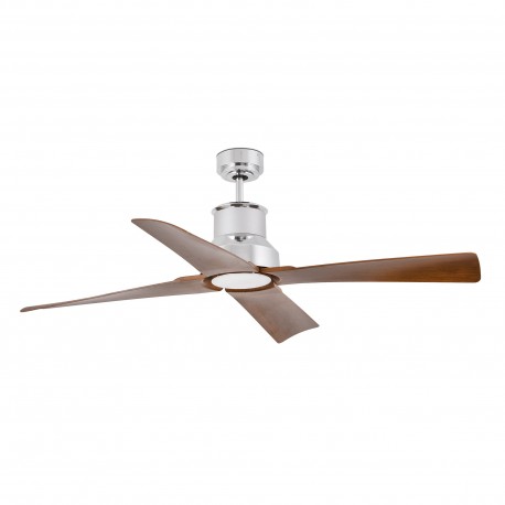 Ventilador de techo cromo con motor DC WINCHE LED 33482-8 - FARO ILUMINACION