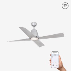 Ventilador de techo gris con motor DC SMART TYPHOON LED 33489WP-15 - FARO ILUMINACION
