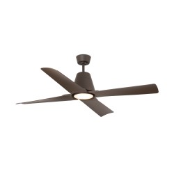 Ventilador de techo marron con motor DC TYPHOON LED 33490-16 - FARO ILUMINACION