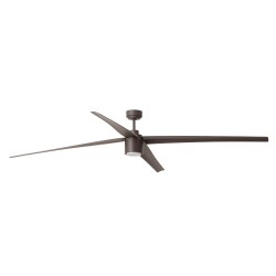 Ventilador de techo marron con motor DC ATTOS LED 33495 - FARO ILUMINACION