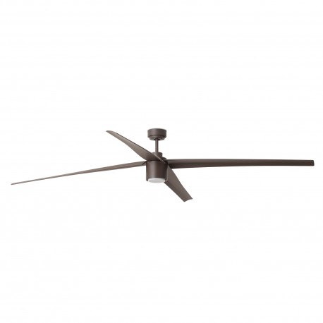 Ventilador de techo marron con motor DC ATTOS LED 33495 - FARO ILUMINACION