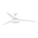 Ventilador de techo blanco con motor DC VULCANO LED 33549 - FARO ILUMINACION
