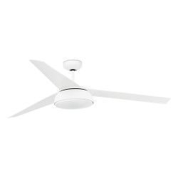 Ventilador de techo blanco con motor DC VULCANO LED 33549 - FARO ILUMINACION