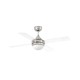Ventilador de techo niquel mate/transparente MINI ICARIA 33696 - FARO ILUMINACION