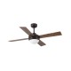 Ventilador de techo marron oxido MINI ICARIA 33697 - FARO ILUMINACION