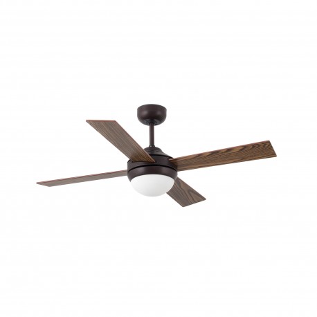 Ventilador de techo marron oxido MINI ICARIA 33697 - FARO ILUMINACION