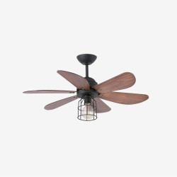 Ventilador de techo negro CHICAGO 33703 - FARO ILUMINACION