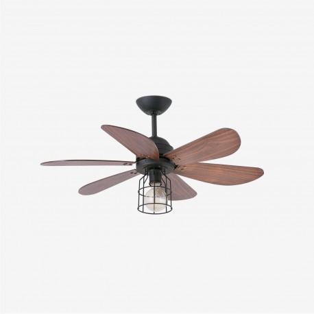 Ventilador de techo negro CHICAGO 33703 - FARO ILUMINACION