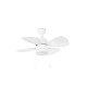 Ventilador de techo blanco MEDITERRANEO 33704 - FARO ILUMINACION