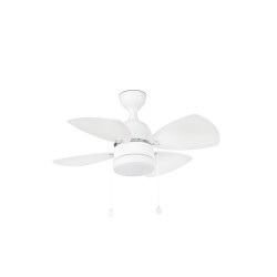 Ventilador de techo blanco MEDITERRANEO 33704 - FARO ILUMINACION