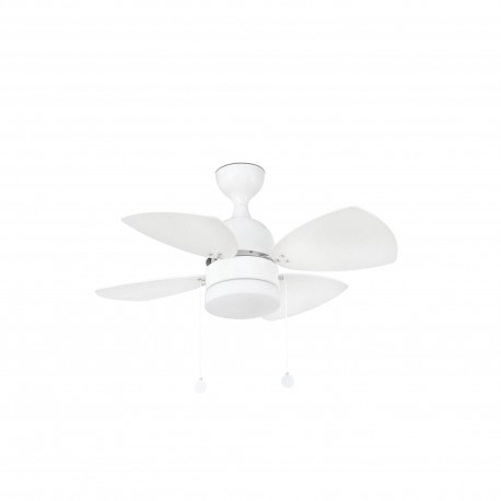 Ventilador de techo blanco MEDITERRANEO 33704 - FARO ILUMINACION