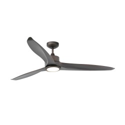 Ventilador de techo marron con motor DC TONIC LED 33552 - FARO ILUMINACION