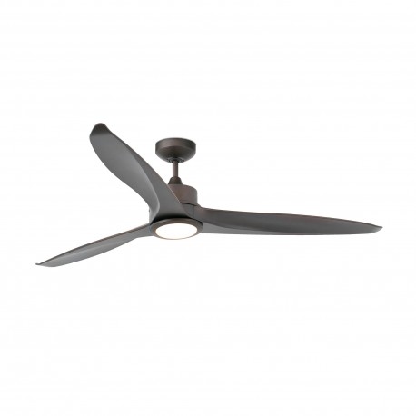 Ventilador de techo marron con motor DC TONIC LED 33552 - FARO ILUMINACION