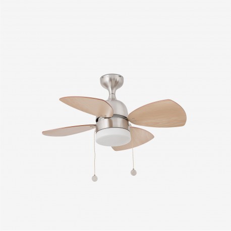 Ventilador de techo niquel mate MEDITERRANEO 33706 - FARO ILUMINACION
