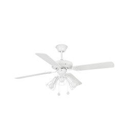 Ventilador de techo blanco YAKARTA LED 33712-12 - FARO ILUMINACION
