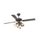 Ventilador de techo marron YAKARTA LED 33713-13 - FARO ILUMINACION