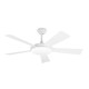 Ventilador de techo blanco con motor DC SAONA LED 33803 - FARO ILUMINACION