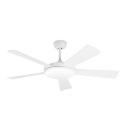 Ventilador de techo blanco con motor DC SAONA LED 33803 - FARO ILUMINACION