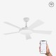 Ventilador de techo blanco con motor DC SMART SAONA LED 33803WP - FARO ILUMINACION