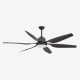 Ventilador de techo marron con motor DC TILOS 33466A - FARO ILUMINACION