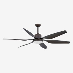 Ventilador de techo marron con motor DC TILOS 33466A - FARO ILUMINACION
