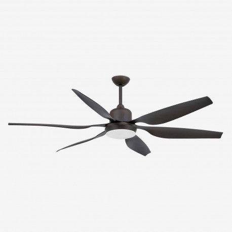 Ventilador de techo marron con motor DC TILOS 33466A - FARO ILUMINACION