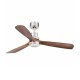 Ventilador de techo niquel mate con motor DC LANTAU LED 33518DC - FARO ILUMINACION