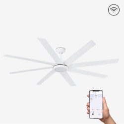 Ventilador de techo blanco con motor DC SMART CENTURY LED 33553WPA - FARO ILUMINACION