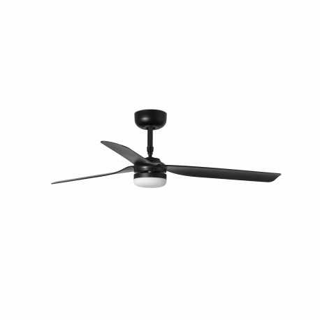 Ventilador de techo negro con motor DC PUNT LED 33815-21 - FARO ILUMINACION