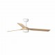 Ventilador de techo blanco/madera clara con motor DC PUNT LED 33816-20 - FARO ILUMINACION
