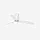Ventilador de techo blanco brillo/transparente con motor DC MINI TUBE FAN 32038 - FARO ILUMINACION