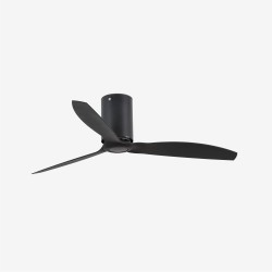 Ventilador de techo negro mate con motor DC MINI TUBE FAN 32043 - FARO ILUMINACION